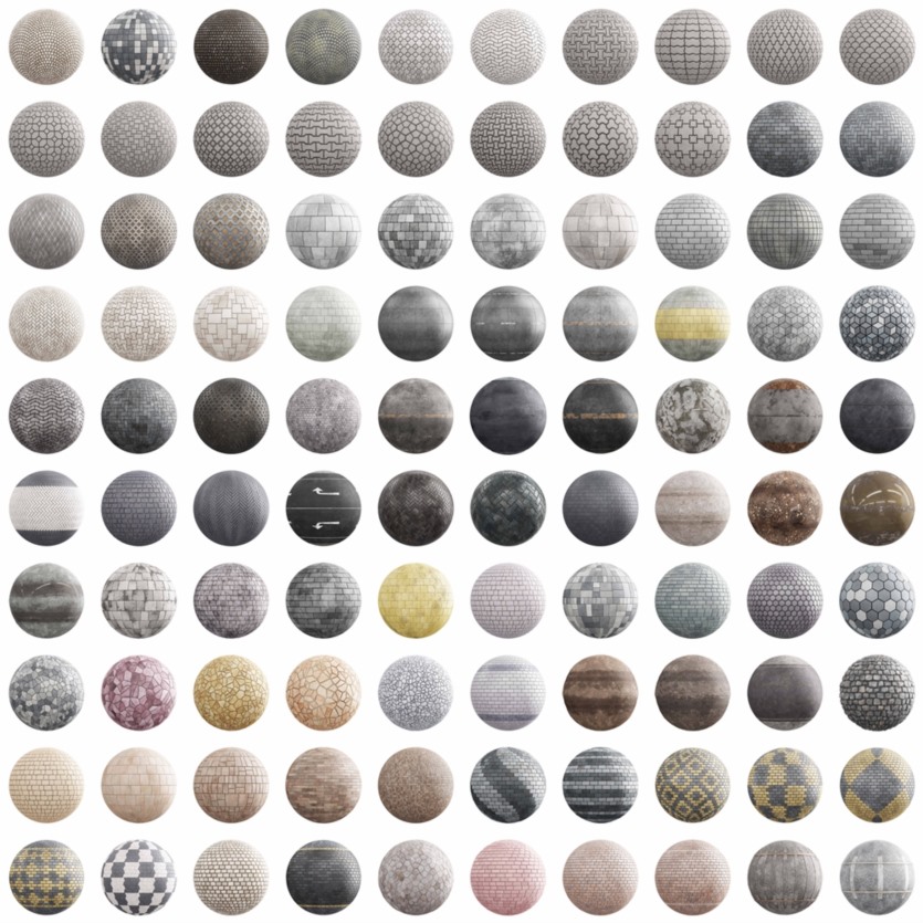CGAxis 500个超清PBR无缝贴图合集4K8K分辨率 CGAxis – Physical 2 PBR Textures collection