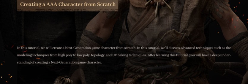 从零开始创造一个AAA游戏角色无名武士 Creating a AAA character from Scratch A Nameless Samurai