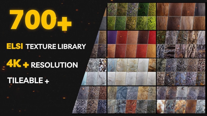 700+3d艺术家的完整逼真平铺无缝PBR贴图库 Complete Realistic Tileable PBR Texture Library For 3d Artists |+ 700 Textures