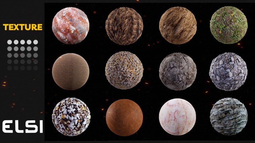 700+3d艺术家的完整逼真平铺无缝PBR贴图库 Complete Realistic Tileable PBR Texture Library For 3d Artists |+ 700 Textures