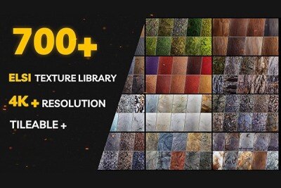 700+3d艺术家的完整逼真平铺无缝PBR贴图库 Complete Realistic Tileable PBR Texture Library For 3d Artists |+ 700 Textures