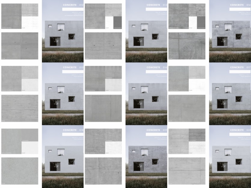 高清混凝土贴图合集 Concrete Texture Collection - by Nicolai Becker Images