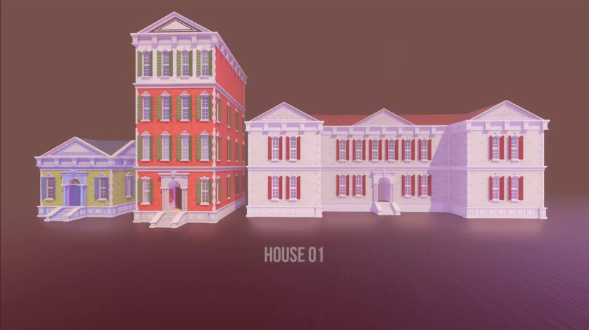 Unity模块化风格殖民小镇资产 Modular Stylized Colonial Town v1.0