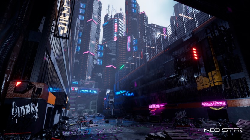 虚幻引擎UE赛博朋克郊区资产 Cyberpunk Outskirts 5.1+