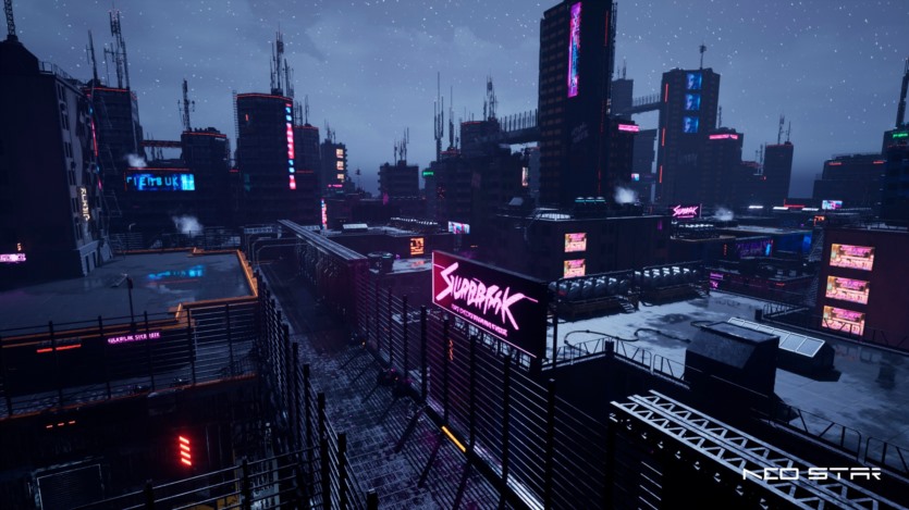 虚幻引擎UE赛博朋克郊区资产 Cyberpunk Outskirts 5.1+