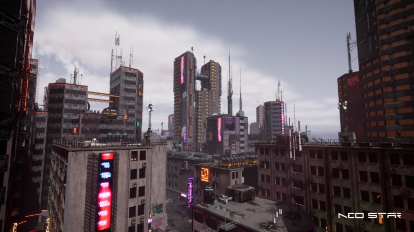 虚幻引擎UE赛博朋克郊区资产 Cyberpunk Outskirts 5.1+