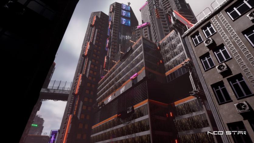 虚幻引擎UE赛博朋克郊区资产 Cyberpunk Outskirts 5.1+