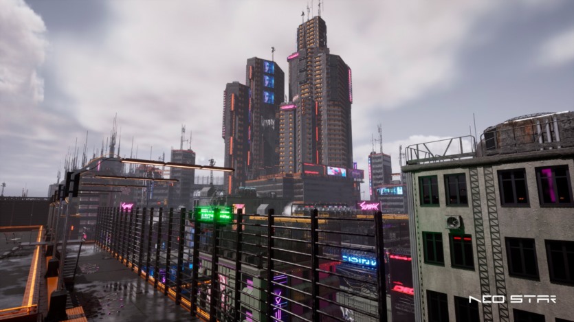 虚幻引擎UE赛博朋克郊区资产 Cyberpunk Outskirts 5.1+