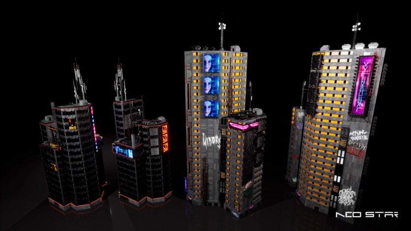虚幻引擎UE赛博朋克郊区资产 Cyberpunk Outskirts 5.1+