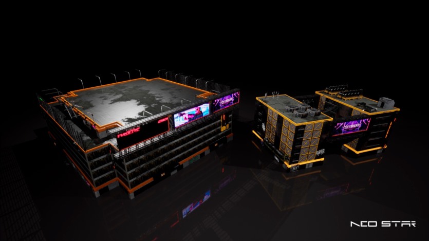 虚幻引擎UE赛博朋克郊区资产 Cyberpunk Outskirts 5.1+
