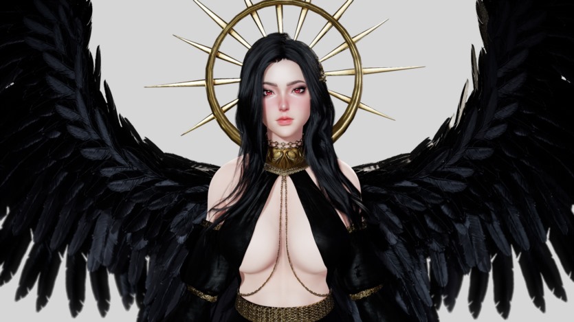 UE虚幻引擎天使女孩 Angelica 3D模型资产 Angelica 4.19+