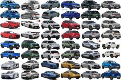 3DSky Pro 63套高精度汽车自行车3D模型合集3.88GB (MAX\OBJ\FBX)