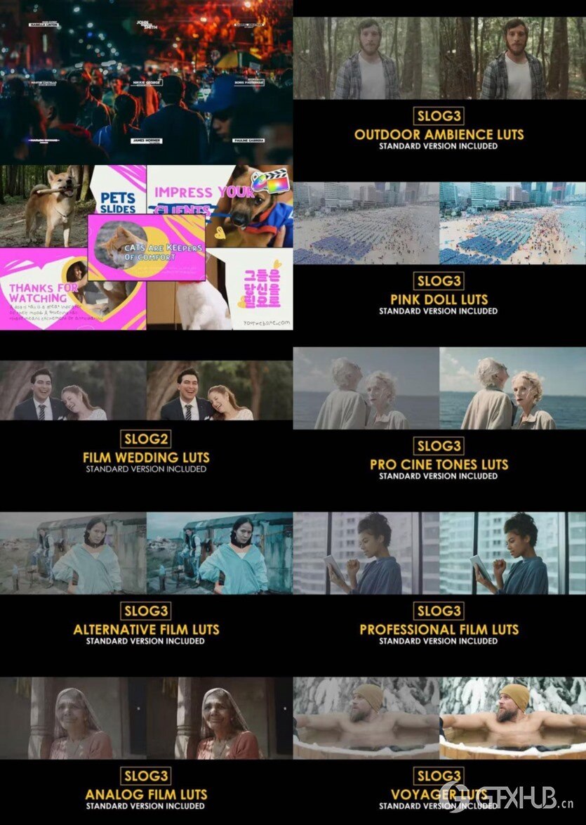 Apple Motion & FCPX 预设、模板、插件素材合集2024年3月第一季