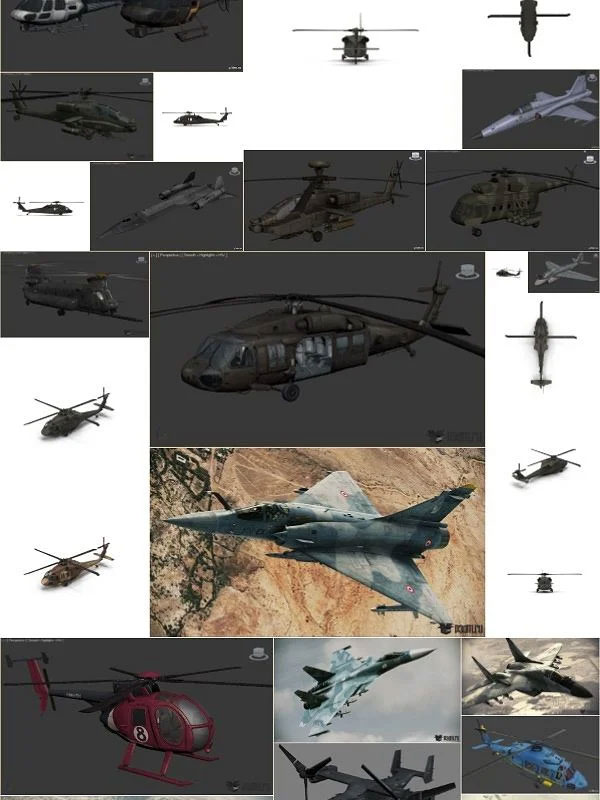 150架战斗机客机飞机3D模型合集 Misc Planes 3D Models Collection