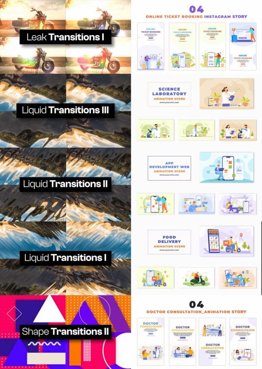 After Effects AE模版素材合集2023年第2季 After Effects Video Template Bundle 2023 Vol.2