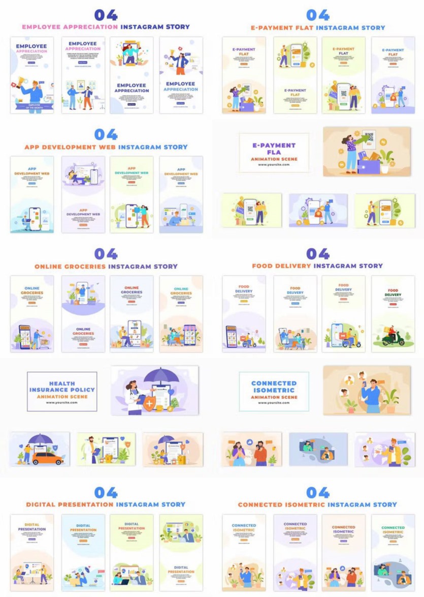 After Effects AE模版素材合集2023年第2季 After Effects Video Template Bundle 2023 Vol.2