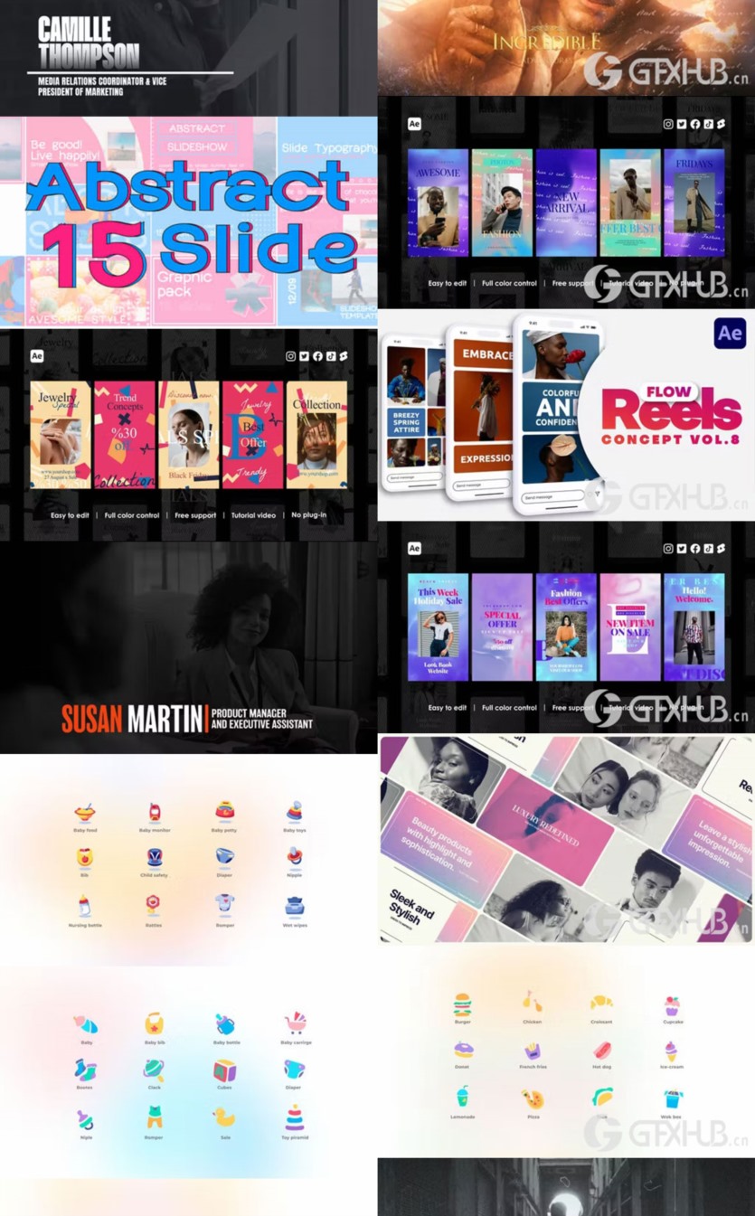 After Effects AE模版素材合集2023年第4季 After Effects Video Template Bundle 2023 Vol.4