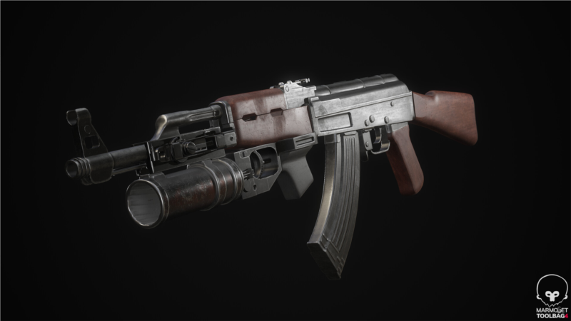 武器枪械游戏资产3D模型合集第1季 PBR Game Weapons Firearms 3D Models Vol.1