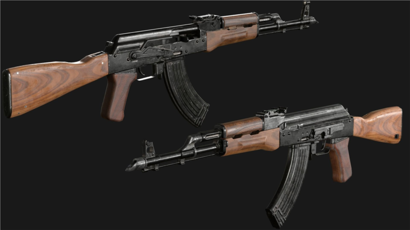 武器枪械游戏资产3D模型合集第1季 PBR Game Weapons Firearms 3D Models Vol.1