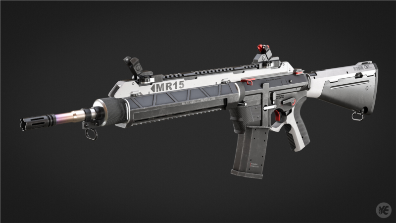 武器枪械游戏资产3D模型合集第1季 PBR Game Weapons Firearms 3D Models Vol.1
