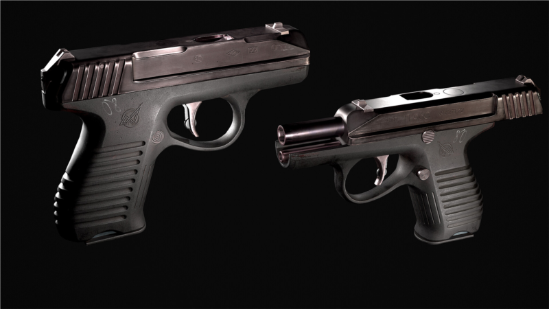 武器枪械游戏资产3D模型合集第1季 PBR Game Weapons Firearms 3D Models Vol.1
