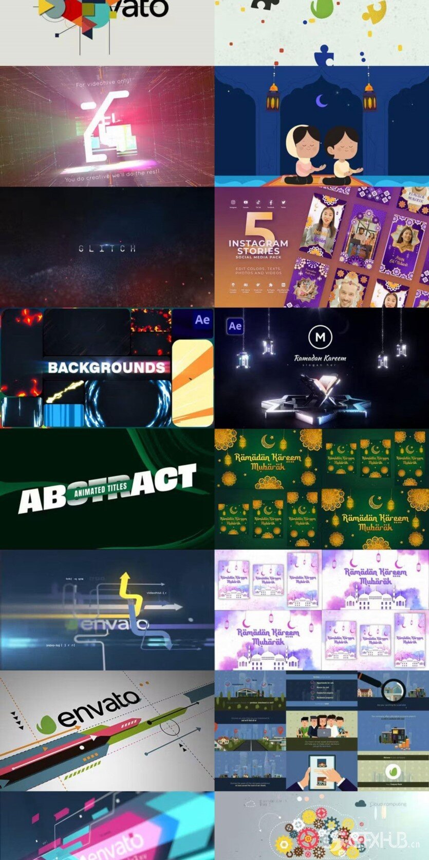 After Effects AE模版素材合集2024年第1季 After Effects Video Template Bundle 2024 Vol.1