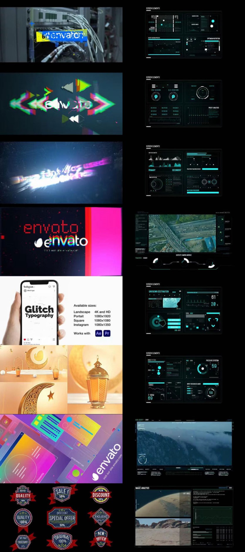 After Effects AE模版素材合集2024年第1季 After Effects Video Template Bundle 2024 Vol.1