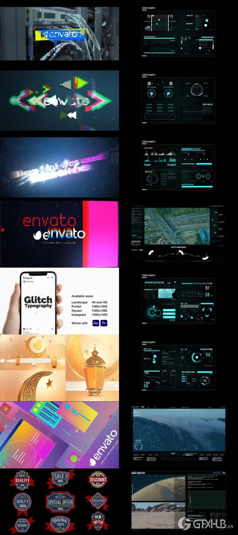 After Effects AE模版素材合集2024年第1季 After Effects Video Template Bundle 2024 Vol.1