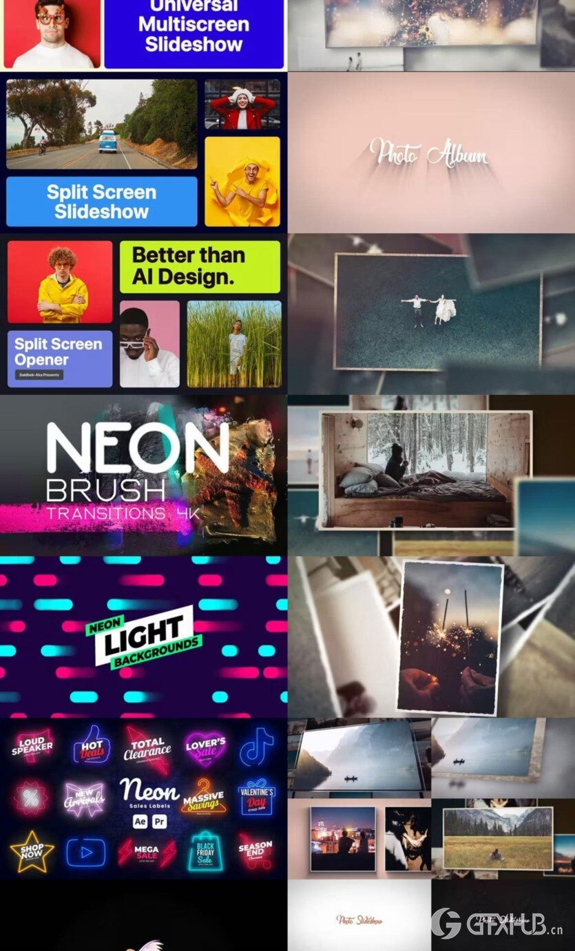 After Effects AE模版素材合集2024年第2季 After Effects Video Template Bundle 2024 Vol.2