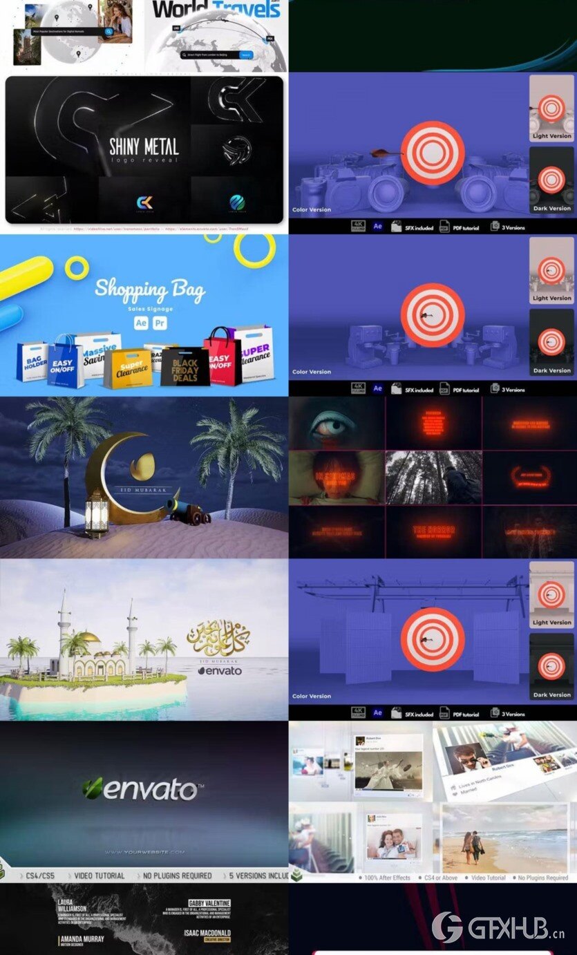 After Effects AE模版素材合集2024年第2季 After Effects Video Template Bundle 2024 Vol.2