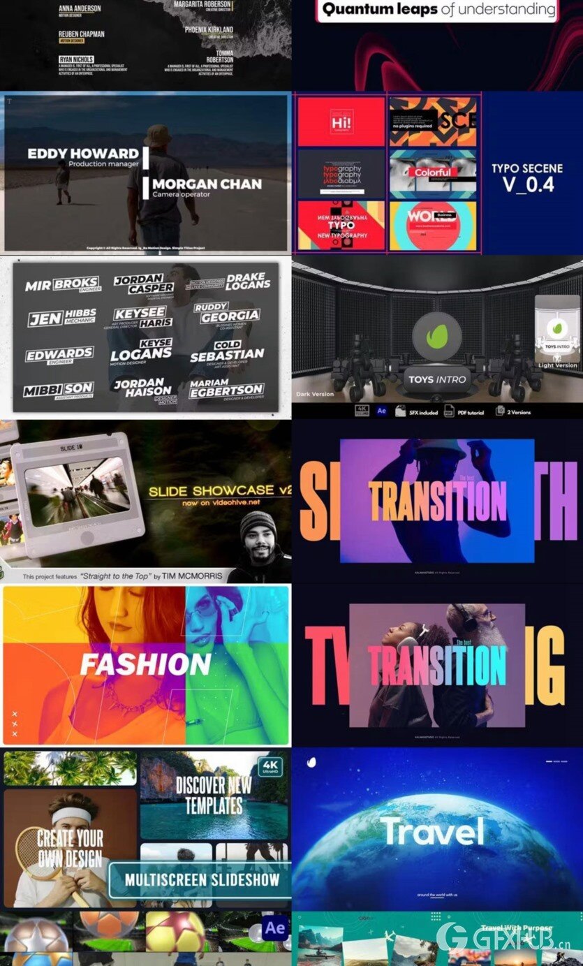 After Effects AE模版素材合集2024年第2季 After Effects Video Template Bundle 2024 Vol.2