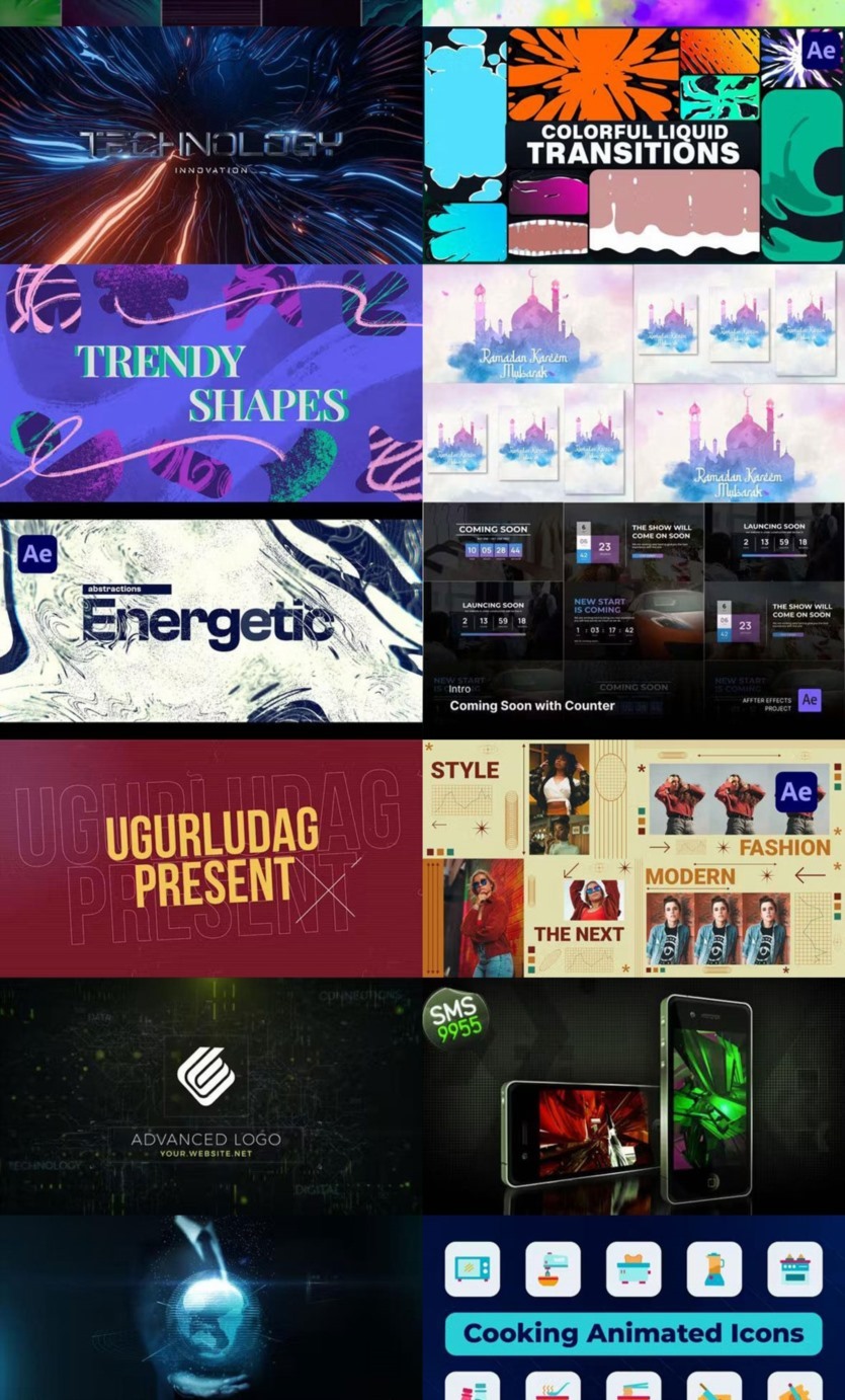After Effects AE模版素材合集2024年第3季 After Effects Video Template Bundle 2024 Vol.3