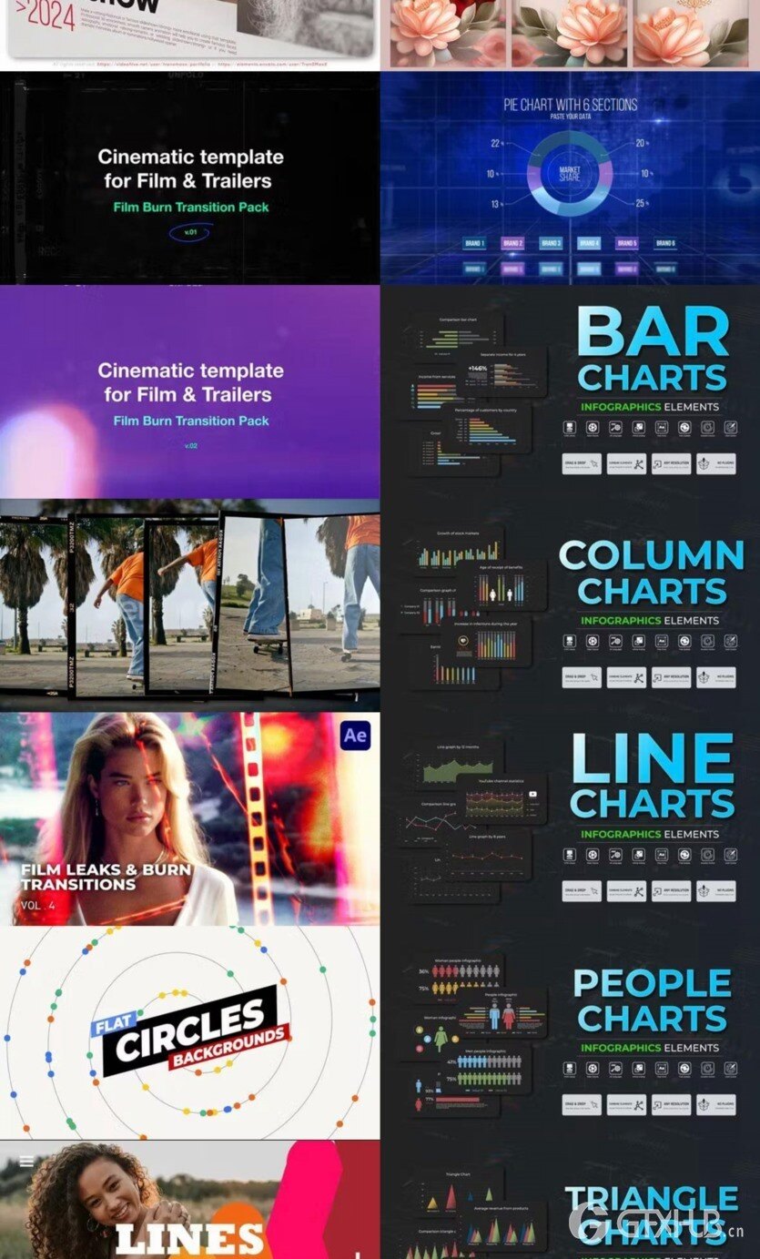 After Effects AE模版素材合集2024年第3季 After Effects Video Template Bundle 2024 Vol.3