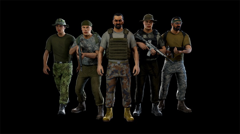 PBR Game 游戏人物角色3D模型合集（格式：MAXFBXOBJ）