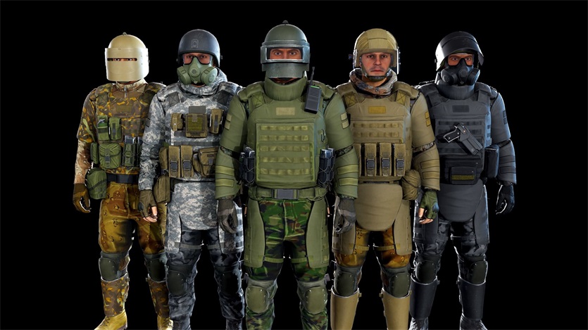 PBR Game 游戏人物角色3D模型合集（格式：MAXFBXOBJ）