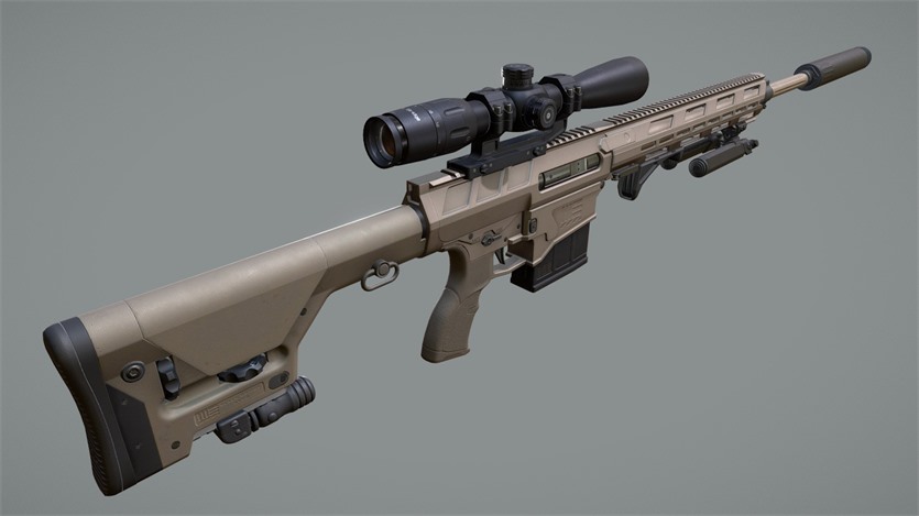 武器枪械游戏资产3D模型合集第2季 PBR Game Weapons Firearms 3D Models Vol.2