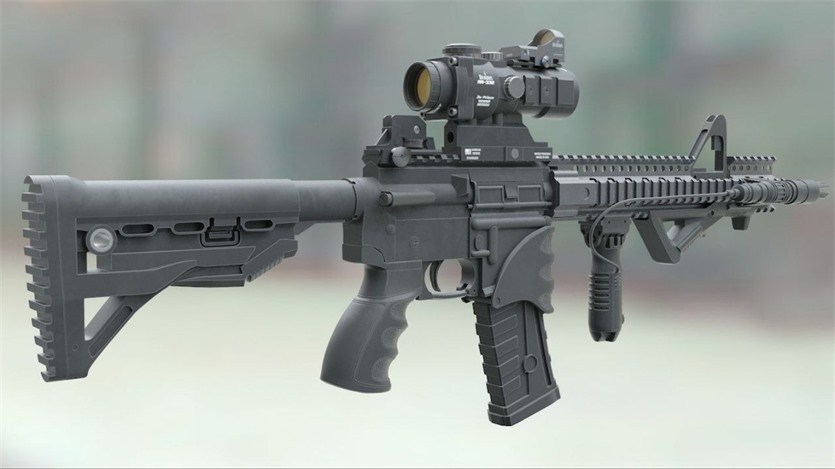 武器枪械游戏资产3D模型合集第2季 PBR Game Weapons Firearms 3D Models Vol.2
