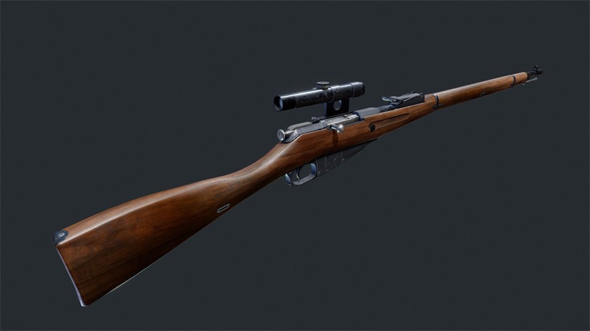 武器枪械游戏资产3D模型合集第2季 PBR Game Weapons Firearms 3D Models Vol.2