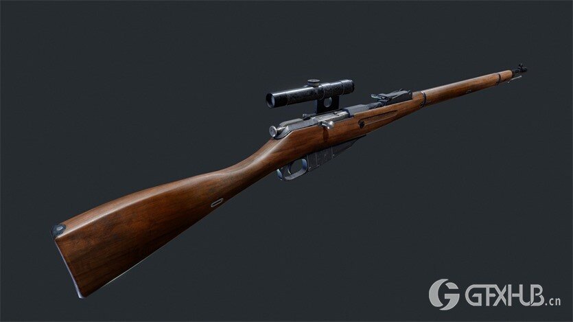 武器枪械游戏资产3D模型合集第2季 PBR Game Weapons Firearms 3D Models Vol.2