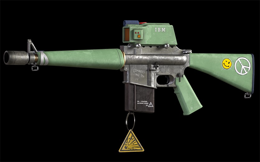 武器枪械游戏资产3D模型合集第2季 PBR Game Weapons Firearms 3D Models Vol.2