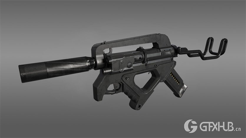 武器枪械游戏资产3D模型合集第2季 PBR Game Weapons Firearms 3D Models Vol.2