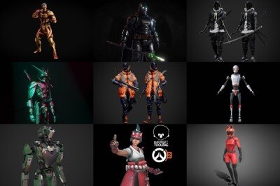 PBR Game 50个游戏人物角色3D模型合集（格式：MAXFBXOBJ）