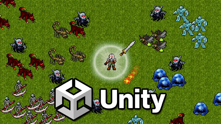 学习使用Unity和C# 创建吸血鬼幸存者风格的游戏 Learn To Create A Vampire Survivors Style Game in Unity & C#