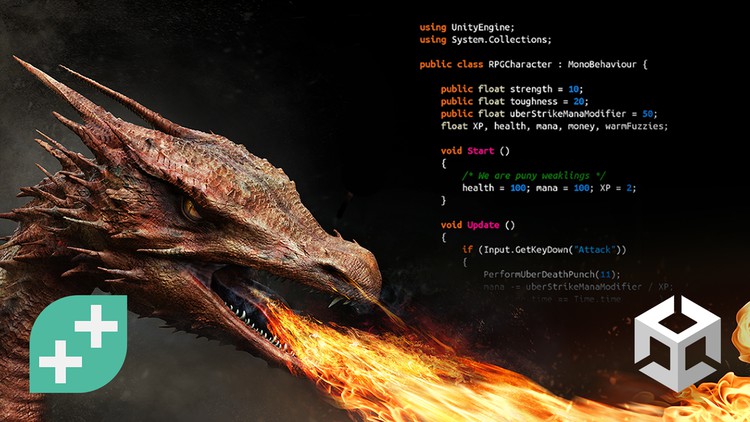 Unity 中构建角色扮演游戏 (RPG) 的战斗教程代码架构和视频游戏设计 RPG Core Combat Creator: Learn Intermediate Unity C# Coding