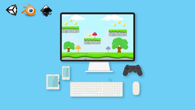 Unity游戏设计与开发2D和3D构建游戏教程 Unity Game Design & Development 20+ 2D & 3D Projects
