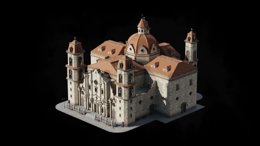 古巴哈瓦那城市楼房建筑3D模型 Kitbash3D – Havana Nights (格式C4D/Blender/FBX/OBJ)