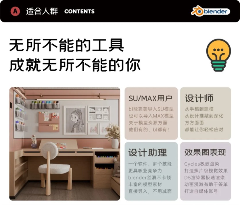 Blender室内设计超能研习班