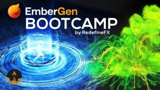[中文] EmberGen火焰粒子特效模拟教程  EmberGen Bootcamp – A Real-Time VFX Simulation Course