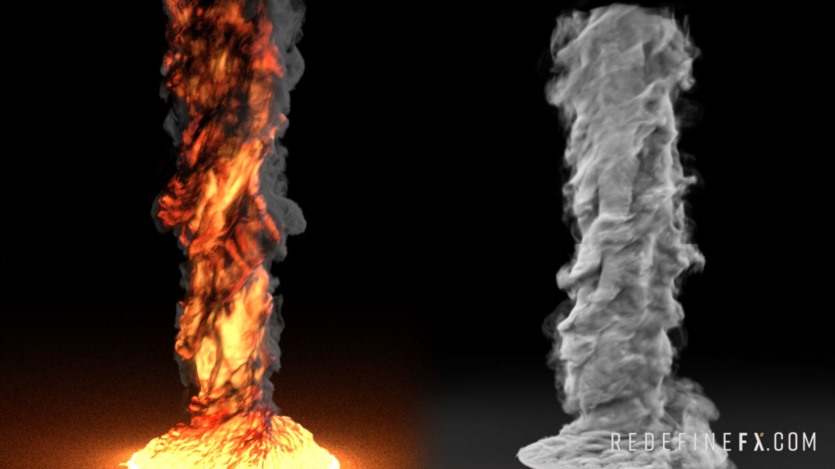 【中文字幕】3Ds Max 制作逼真的火焰和烟雾模拟课程 RedefineFX - Phoenix FD Fire & Smoke FX Course