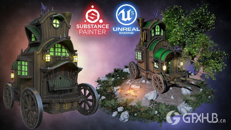 完整指南大师班 Substance Painter和Unreal Engine中创建 AAA 游戏资产 Substance Painter to Unreal Engine 5 Masterclass